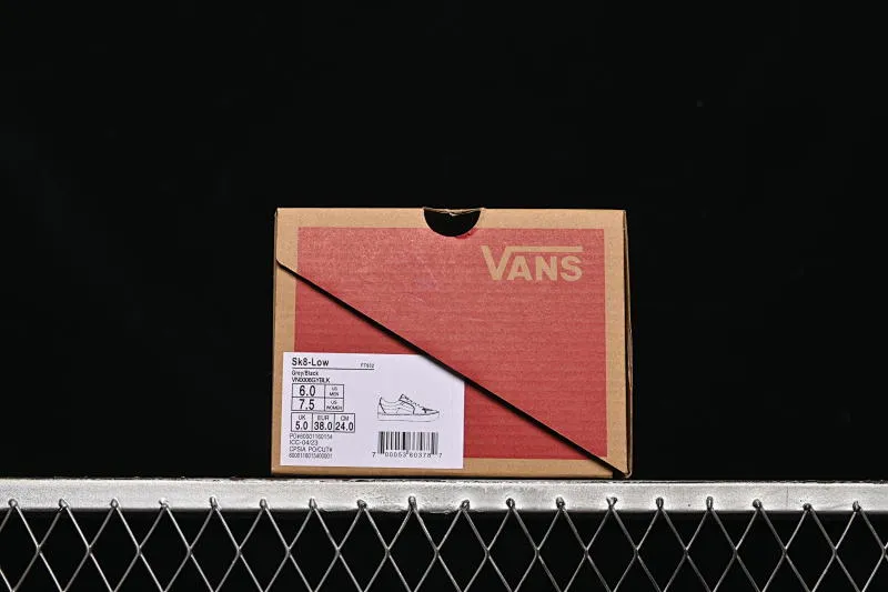 All categories Vans Vans series Vans Low Vans low-top Vans Sk8-Low Vans checkerboard anti-slip casual skateboard shoes VN0006GYBLK